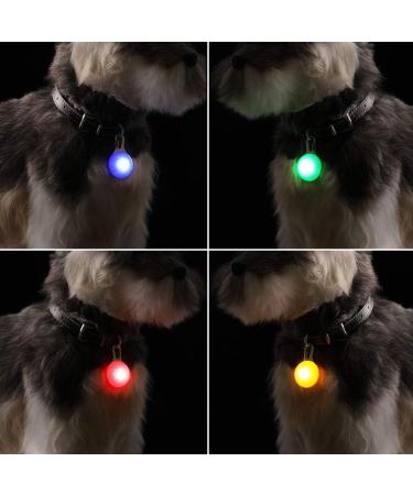 AFUNTA Pet Collar LED Lights for Dog Cat 9 Pcs Clip-on Pet Dog LED Light Safety Night Walking Lights for Pets 9 colors Included 9 Batteries - Buy Online on GoSupps.com