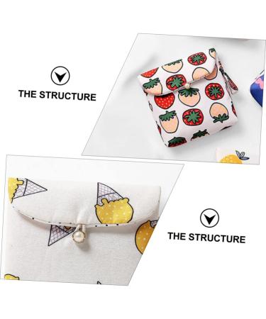 Gleavi Makeup Pocket - 4 Pcs Pack of Women's Bandage Bags | Travel Cosmetic Bag & Period Pad Pocket with Wet Pockets - Buy Online on GoSupps.com