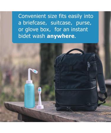 Postpartum Care Bottle - 2-in-1 Inverted Nursing & Travel Bidet for Women and Baby - 500ml, Heat Resistant up to 100C - Bonus Bag Included (Green) - Buy Online on GoSupps.com