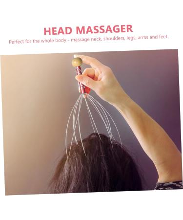 Buy Minkissy 6-Piece Stainless Steel Scalp Massage Tool Set - Octopus Hand Massager & Dual Trigger Point Scraper for Ultimate Relaxation - Buy Online on GoSupps.com