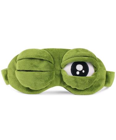Clearance! Sandistore Funny Cute Frog 3D Sleep Eye Mask for Girls, Women, Men, Kids - Blackout Contoured Design - (1 PCS) - Buy Online on GoSupps.com