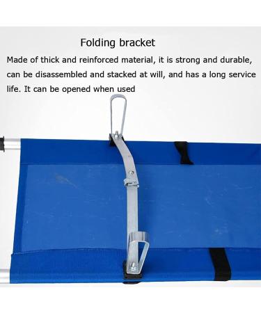 Aluminum Alloy Folding Stretcher Portable First Aid Thickened Stretcher Medical Simple Rescue Stretcher for Mobile Injured Mountain Rescue - Buy Online on GoSupps.com