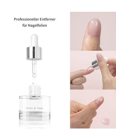 Danni & Toni Gel Nail Foil Remover 30ml | Professional Mild & Fast Gel Nail Remover for Stickers Foils & Films - International Shipping - Buy Online on GoSupps.com