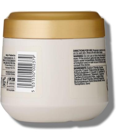 Sanctuary Spa Golden Sandalwood Scrub 300g - Natural Body Exfoliator, Mineral Oil Free, Cruelty Free & Vegan - Buy Online on GoSupps.com
