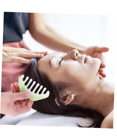 Beaupretty 9 STK Massage Comb Set | Acupressure Ridge Afro-Combs for Men | Perfect Valentine's Day Gift | Pink Crystal Resin Hair Tools - Buy Online on GoSupps.com