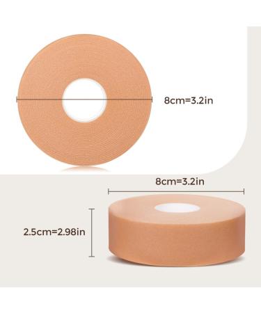 Lunamoon Eyelash Extension Tape - 2 Rolls Brown Adhesive Lash Tape for Eyelash Extensions - Buy Online on GoSupps.com