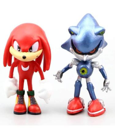 Sonic the Hedgehog Action Figures Cake Toppers Set - Birthday Party Supplies for Kids - 6pcs Sonic Figurines Collection - Buy Online on GoSupps.com