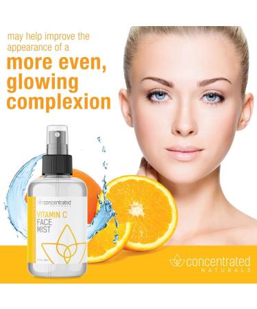 Vitamin C Glow Hydrating Anti-Aging Face Mist | Vita C Niacinamide Collagen & Peptides | Refresh & Brighten Skin | 4 fl oz - Buy Online on GoSupps.com