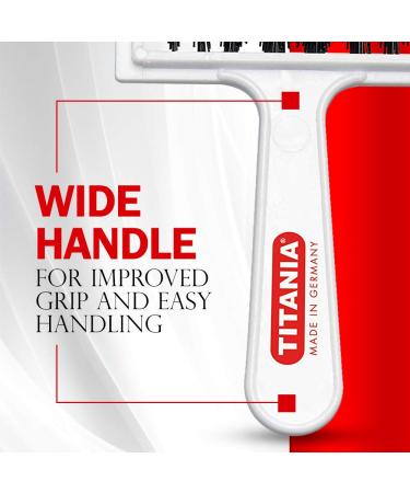 TITANIA Comb Cleaner - White 9.5 x 5.8 cm Pack of 1 | International Shipping Available - Buy Online on GoSupps.com