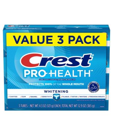 Crest Pro-Health Whitening Toothpaste (4.3oz) Triple Pack New