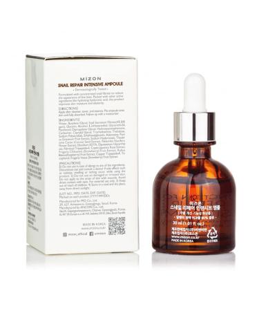 MIZON Snail Repair Intensive Ampoule - Wrinkle Care & Skin Nutrition 30ml - Buy Online on GoSupps.com
