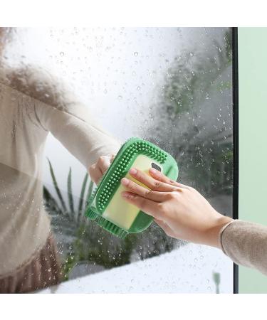 Glass Cleaning Wiper for Sink Glass Cleaning Wiper Glass Wiper Cleaning Brush Glass Wiper Window Cleaner Green (4) - Buy Online on GoSupps.com