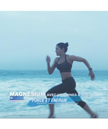 WELLNESS OPTI Magnesium with Vitamins B and C: Advanced Supplement 180 Tablets Optimal Combination for Energy and Daily Wellness Magnesium Synergistic Formula Vitamin C and B. - Buy Online on GoSupps.com