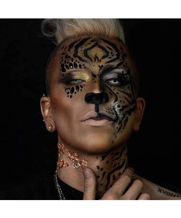 Mehron EDGE Professional Face & Body Makeup (1 oz) in Black - High-Quality Formula for Stunning Results - Buy Online on GoSupps.com