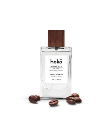 HOKO Midnight No. 9 Inspired by Black Opium Perfume Extrait de Parfum for Women 1.7 Oz/50ml Up to 30% Oil Concentration Long-Lasting upto 10+ Hours Vegan Luxury perfume 1.7 Fl Oz (Pack of 1) Amber Vanilla