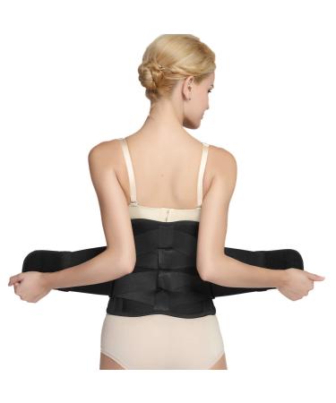 NeoTech Care Adjustable Double Pull Lumbar Brace - Black - Size XXXL 3X-Large - Buy Online on GoSupps.com