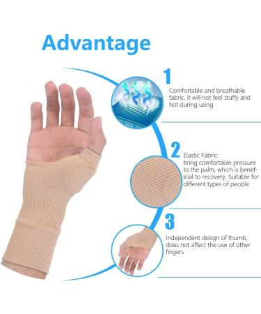 Compression Gloves for Arthritis & Tendonitis - Wrist Support with Silicone Gel Pad - Buy Online on GoSupps.com