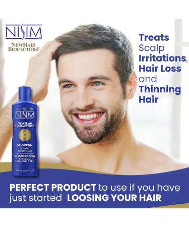 Nisim Hair Loss Treatment ReGrowth Shampoo Conditioner Serum Men Women (1 month supply) - Buy Online on GoSupps.com