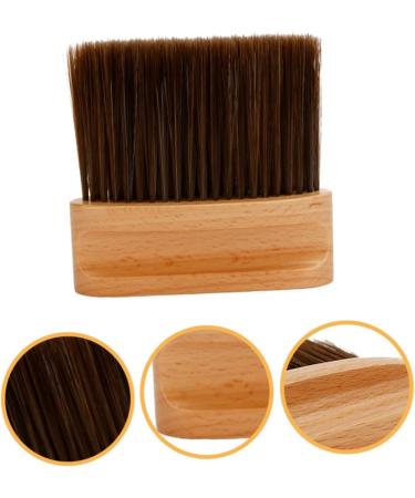 POPETPOP Neck Brush Freestanding Neck Duster Salon Haircut Bristles Neck Duster Brush Broken Hair Remove Brush Hair Cut Brush Hair Cutting Kits Barber Brush Beech Hair Products Soft Fur 12X11X2CM As Shown - Buy Online on GoSupps.com