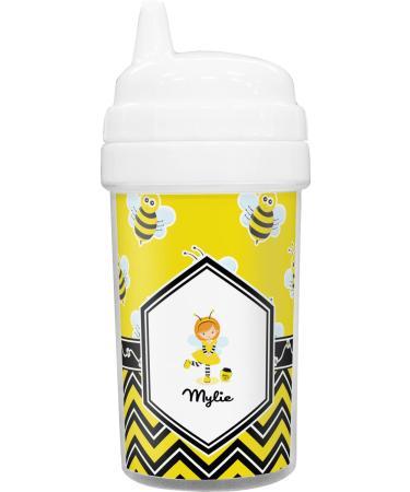 YouCustomizeIt Buzzing Bee Toddler Sippy Cup (Personalized)