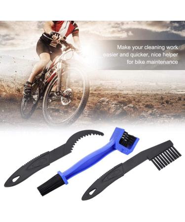 3-Piece Bike Cleaning Tool Set for Bicycle Chain, Crank, Sprocket - Double-Sided Brushes Kit - Buy Online on GoSupps.com
