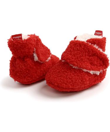 Matt Keely Baby Anti-Slip Soft Sole Winter Boots 12-18 Months Red - Style 2 - Buy Online on GoSupps.com