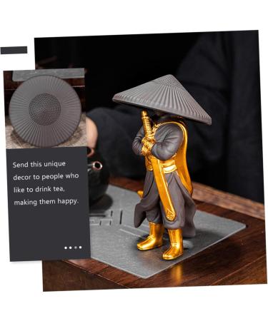 Alipis Tea Leak Tea Pet Office Decore Ceramic Tea Funnel Buddha Multipurpose Tea Pet Personality Collection Assorted Color 15x9cm - Buy Online on GoSupps.com