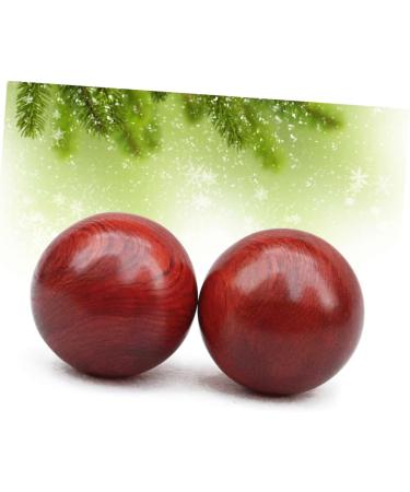 Healvian 6 StK Meditation Balls | Chinese Health Massage Tool for Stress Relief | Mahogany Fitness Balls for Hand and Wrist Therapy - Buy Online on GoSupps.com