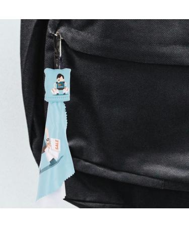 Healvian 6pcs Glasses Cleaning Cloth Keychain | Portable Screen Lens Cleaner Wipes for Eyeglasses Camera Lenses & Cell Phones Perfect Travel Accessory - Buy Online on GoSupps.com