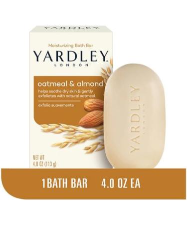 Oatmeal & Almond by Yardley Boxed Soap 120g - Buy Online on GoSupps.com