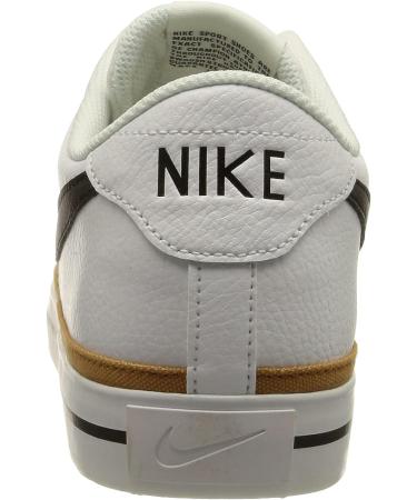 Nike Men's Court Legacy Gymnastics Shoe 10 White Black Desert Ochre | Gum Light Brown - Shop Now! - Buy Online on GoSupps.com