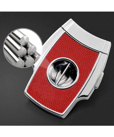 Cigar Cutter Accessories Cigar Portable V-Shaped Cigar Cigar Scissors Stainless Steel Carbon Fiber V-Shaped Blade Black - Buy Online on GoSupps.com