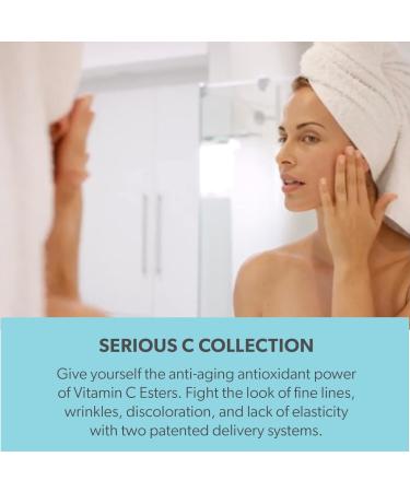 Buy Serious Skincare C Serum | Vitamin C Ester Anti-Aging & Hydrating Skin Conditioner | Reduce Fine Lines & Wrinkles | 1 oz - International Shipping Available - Buy Online on GoSupps.com