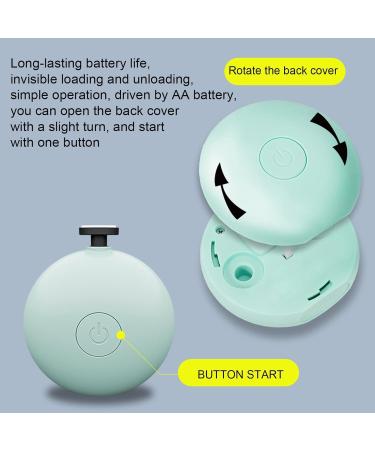 Baby Nail Trimmer | Electric Nail Trimmer Nail Filer | Baby Nail Care Portable Nail Grinder Safe Nail Clipper for Kids Adults Toes Fingernails Care - Buy Online on GoSupps.com