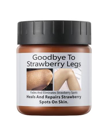 Strawberry Legs Treatment Cream For Women Keratosis Pilaris Lotion Chicken Skin Treatment Moisturizing Strawberry Skin Smooth Radiant Skin Care Solution Exfoliating Body Cream 120G
