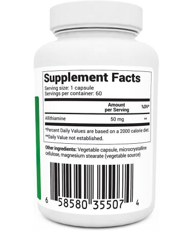 Dr. Berg's Natural Vitamin B1 60 Capsules- Energy, Heart Health, Memory & Mood Support - Buy Online on GoSupps.com