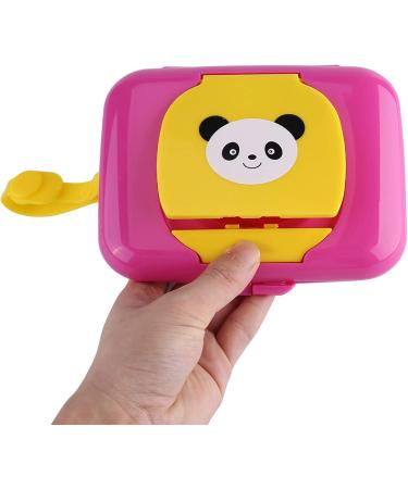 Wet Wipes Box Baby Outdoor Portable Wet Tissue Dispenser Case Infant Reusable Stroller Pram Wipes Box Convenient Fabric Case for Travel(Rose + Yellow) Baby Tissue - Buy Online on GoSupps.com