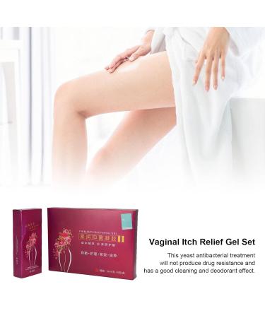 Yeast Treatment Gel Set for Vaginal Itch Relief - Hygienic & Convenient - 5pcs Portable for Women - Buy Online on GoSupps.com