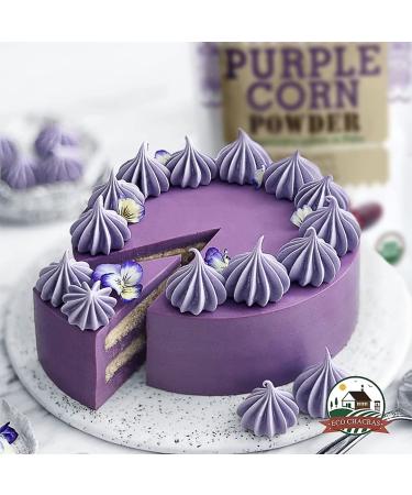 Eco Chacras Organic Purple Corn Powder Flour from Peru - 1 lb | Vegan, Non-GMO, Gluten-Free - Ideal for Breads, Crackers, Tortillas, Cakes & Biscuits - Buy Online on GoSupps.com