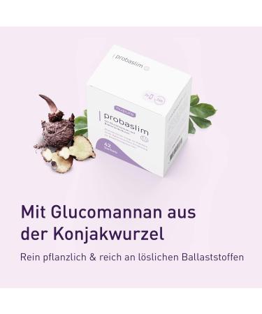 Nupure Probaslim Glucomannan Powder 3000 mg - 42 Portions with Lactic Acid Bacteria & Green Tea Extract for Weight Management | International Shipping - Buy Online on GoSupps.com