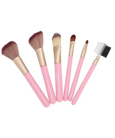 Eye brush set 6-piece make-up brush with synthetic fiber for fascinating eye make-up eye shadow brush eyebrow brush