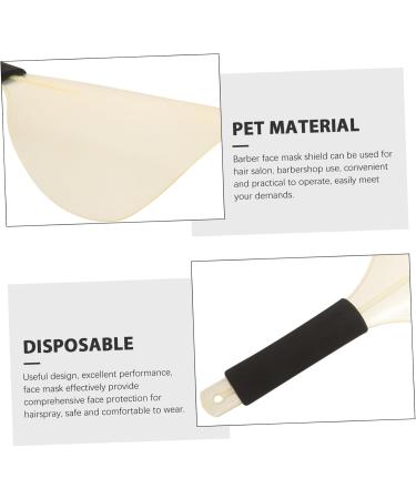 BIUDECO Hair Mask Mask for Hairspray Haircut Mask Plastic Mask Plastic Hairspray Mask Barber Mask Cover Hairspray Mask for Salon Hair Salon Mask - Buy Online on GoSupps.com
