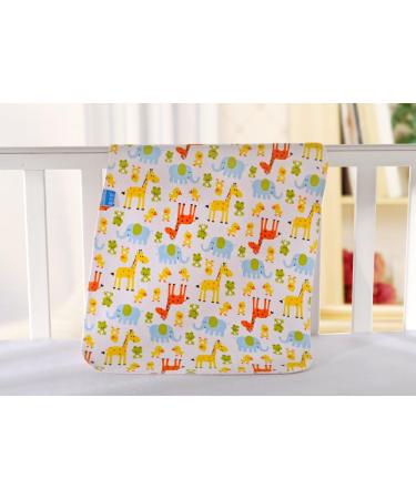 Yworld Cotton Bamboo Changing Pad | Breathable & Waterproof | Washable & Reusable Diaper Liner | 20x28in Size | Color Series - Buy Online on GoSupps.com