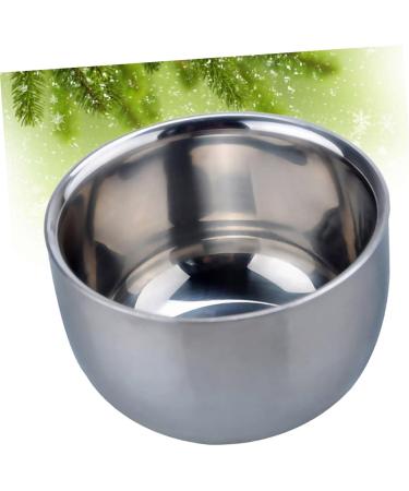 Buy Housoutil Stainless Steel Shaving Bowl | Shave Bowl with Lids for Shaving Cream & Soap | Perfect Mixing Bowl for Rich Lather - Buy Online on GoSupps.com