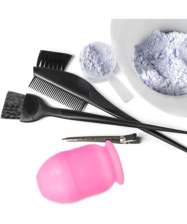 Angoily Lot de 2 Bols M langeurs pour Teinture Capillaire Graduation Gobelets Doseurs en Plastique Rose Petit Format Fond Plat Accessoires Coiffure pour Salon et Usage Personnel - Buy Online on GoSupps.com