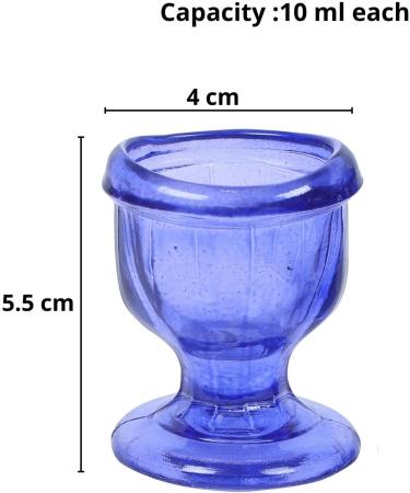 Eye Wash Cup for Effective Eye Cleansing - Portable Eye Rinsing Cup for Home & Travel Use - Set of 1 (Blue) - Buy Online on GoSupps.com