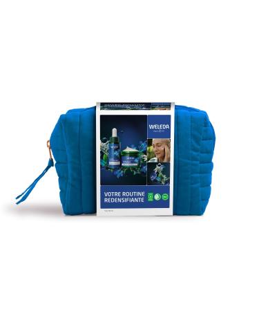 WELEDA - BLUE GENTIAN FACE KIT: DAY CREAM + ELIXIR - Redensifying anti-aging treatment from 50 years old - Mature skin - NATRUE* - Vegan*** - 40+30ml