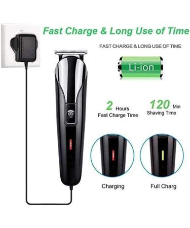 Buy KouRy Men's Hair Clipper - Professional USB Rechargeable Cordless Trimmer & Grooming Kit with LED Display - International Shipping Available - Buy Online on GoSupps.com