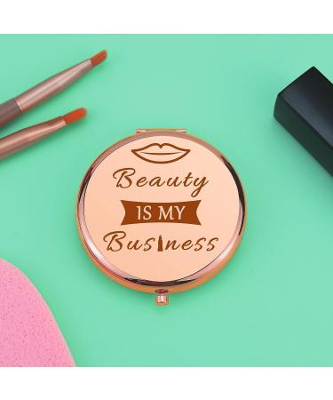 Compact Makeup Mirror - Perfect Gift for Makeup Lovers, Artists, Estheticians, Cosmetologists - Folding Mirror for Birthday, Graduation - Beautician Appreciation - Buy Online on GoSupps.com