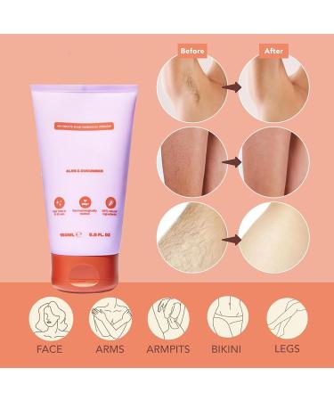 Hair removal cream - shaving cream body hair removal Bye Bush Remove 150ml body hair removal cream arm hair removal lotion - Buy Online on GoSupps.com